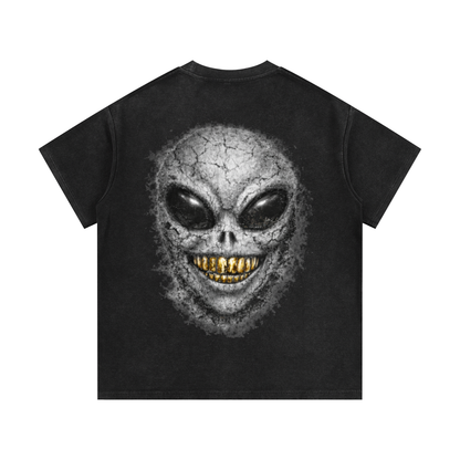 Mineral Wash Waffle Knit T-Shirt