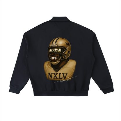 Heavyweight Fleece Polo Sweatshirt